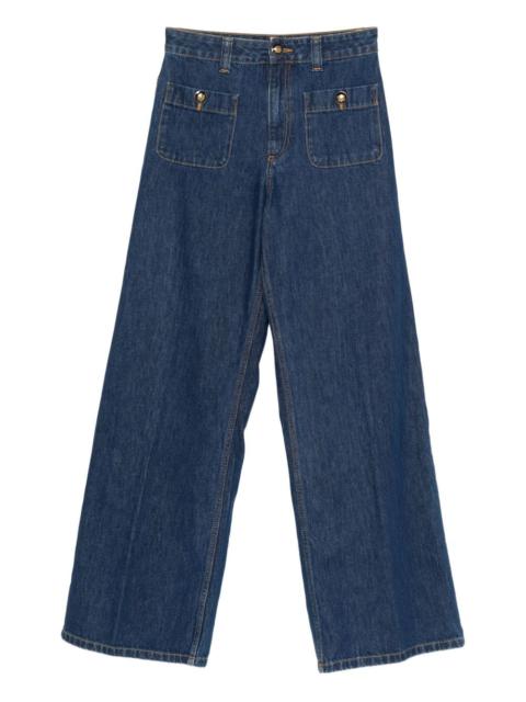 patch-pockets jeans