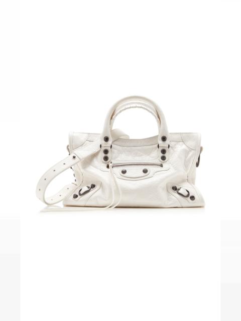 Le City Mini Leather Bag white