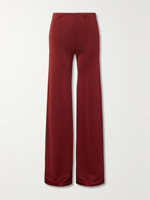 Ponte wide-leg pants