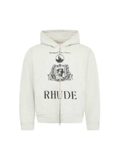 YOUTH OF AMERICA ZIP-UP HOODIE