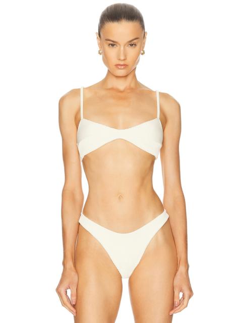 Adjustable Ribbed Monica Bikini Top