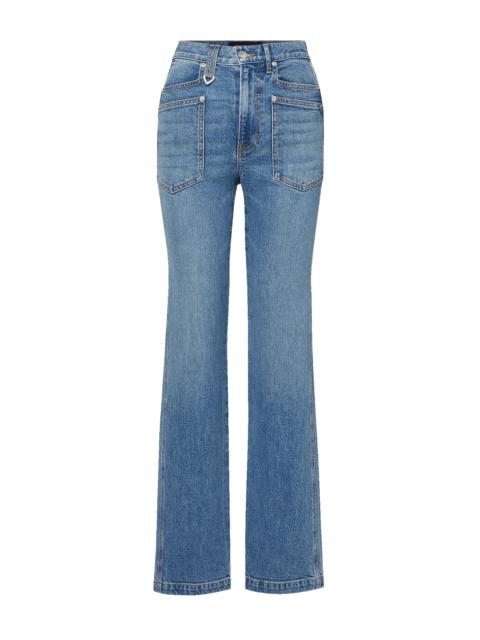 DYLAN PATCH-POCKET STRAIGHT-LEG JEAN