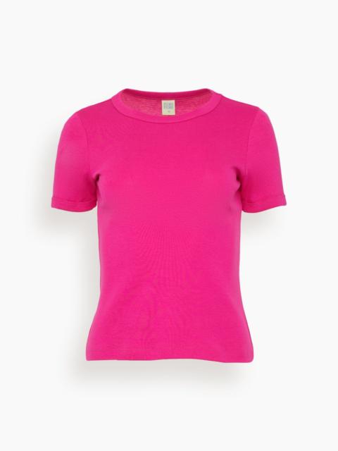 Car Tee in Fuchsia