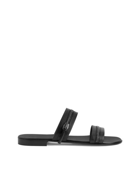 Brad zip-detail sandals