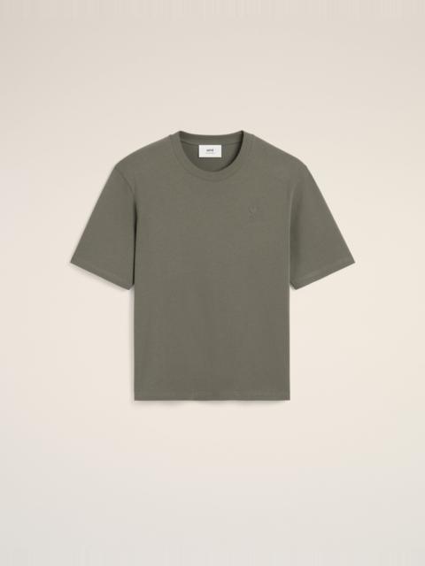 TAUPE COTTON TONAL AMI DE COEUR T-SHIRT