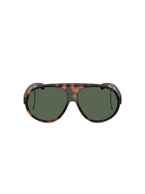 pilot-frame sunglasses