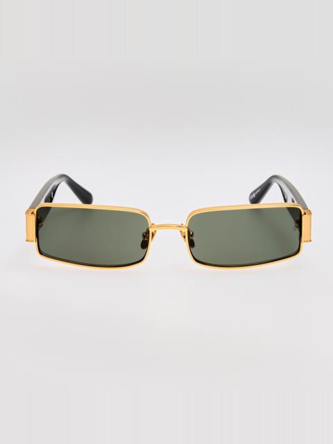 Kaia Sunglasses in Grey and Gold
