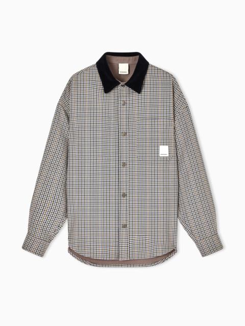 EAGLE CLUB REVERSIBLE BLOUSON WITH CHECK MOTIF