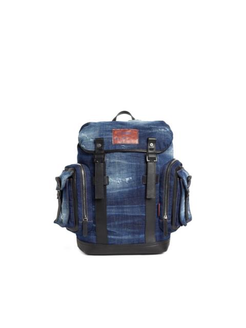 denim backpack