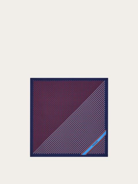 Pegasus print pocket square