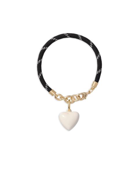 The Happy cord charm bracelet