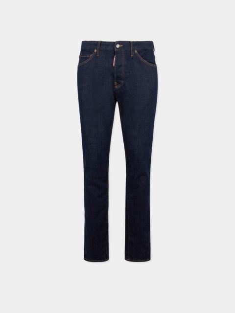 DARK RINSE WASH TEDDY JEANS