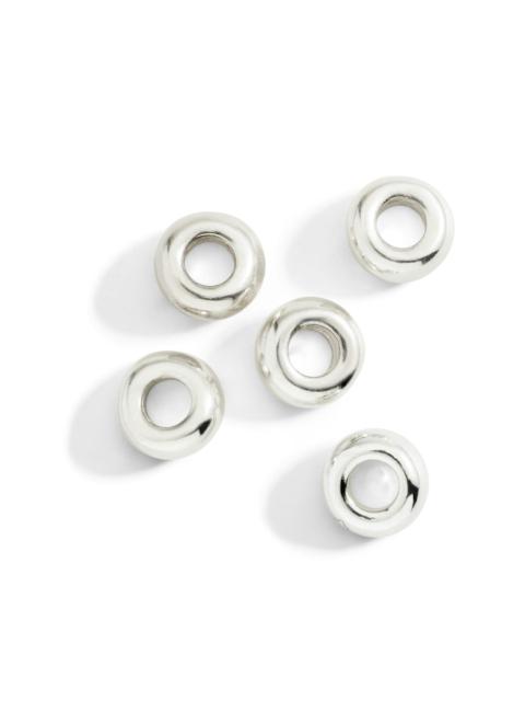 SILVER RONDELLE BOLD COMPONENTS