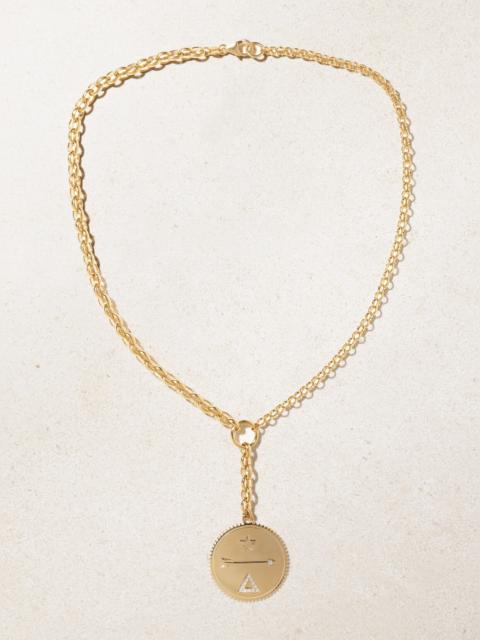 + Net Sustain Dream 18-karat Recycled Gold Diamond Necklace