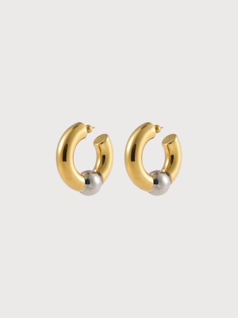 THE GOLD-TONE TUBE EARRINGS
