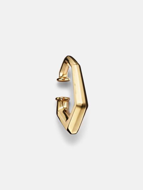 Carved 18kt gold ear cuff