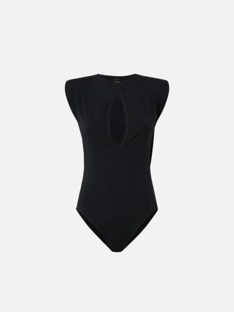 RUN-RESISTANT BODYSUIT WITH CUT-OUT DETAIL