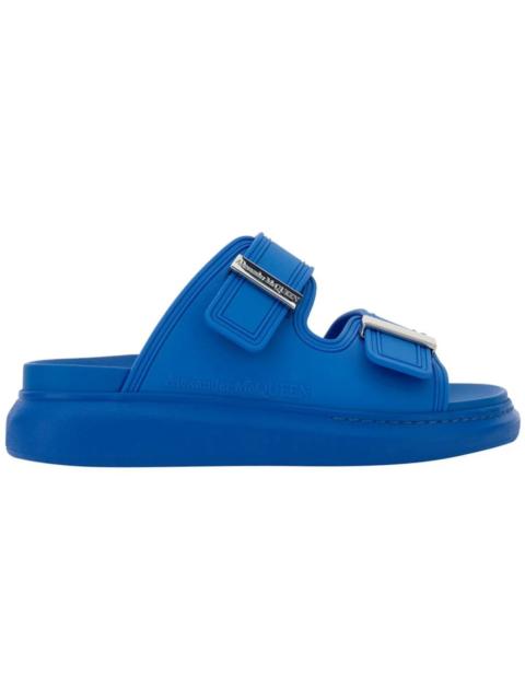 Alexander McQueen Hybrid Double Buckle Sandal Blue (Women's)