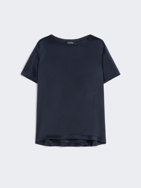 REBECCA Viscose satin T-shirt
