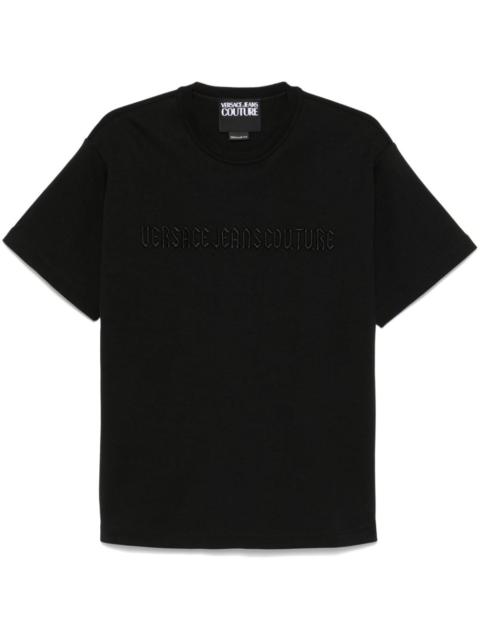 embroidered-logo T-shirt