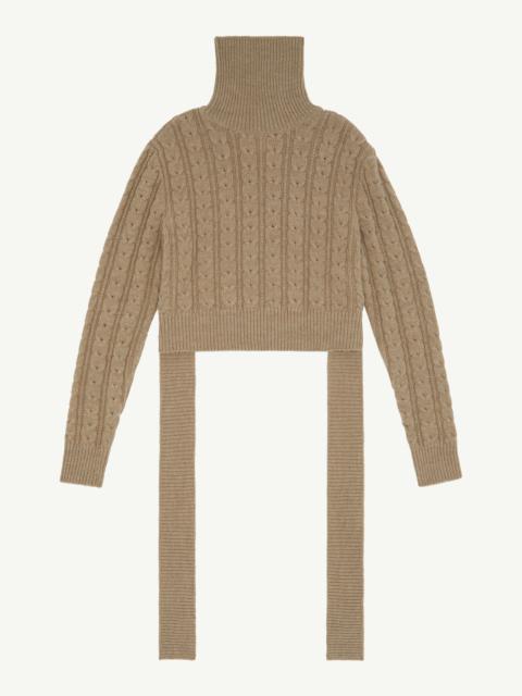 Roll neck jumper