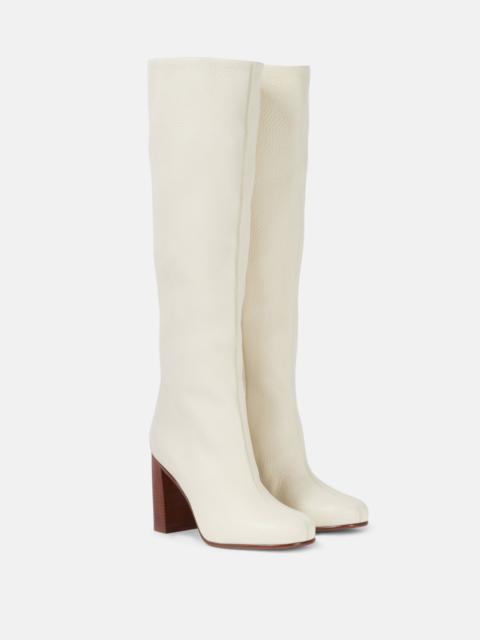 Willow leather knee-high boots