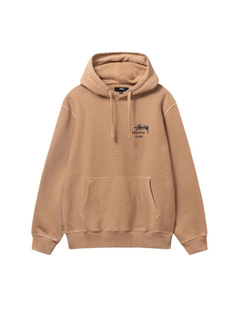 Stussy x Martine Rose Collage Pigment Dyed Hoodie 'Mocha'