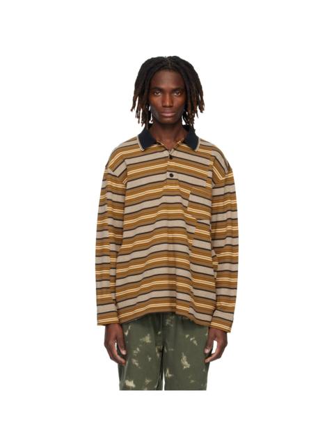 Orange & Brown Sorel Polo