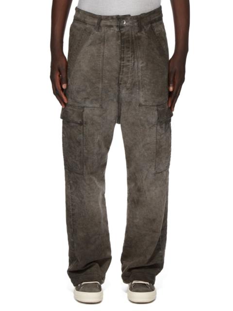 Cotton-Moleskin Cargo Trousers