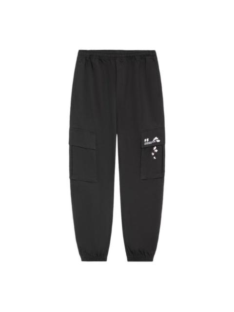 Li-Ning Cherry Blossom Graphic Joggers Pants 'Black' AKXS809-2