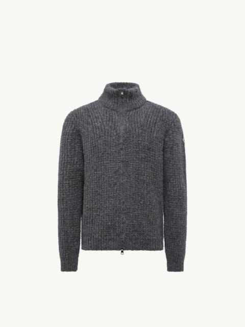 Alpaca & Wool Zip-Up Cardigan