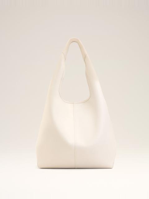 WHITE SOFT LEATHER ETIENNE HOBO BAG
