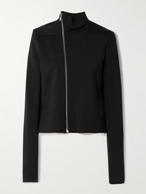 Gary Wool-blend Biker Jacket
