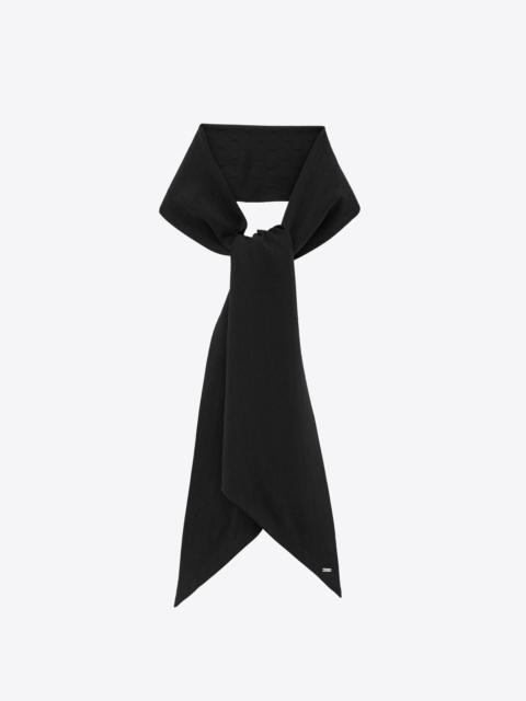 lavallière in monogram  silk jacquard