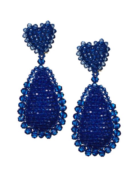 ADELINE EARRINGS - AQUA/MARINE
