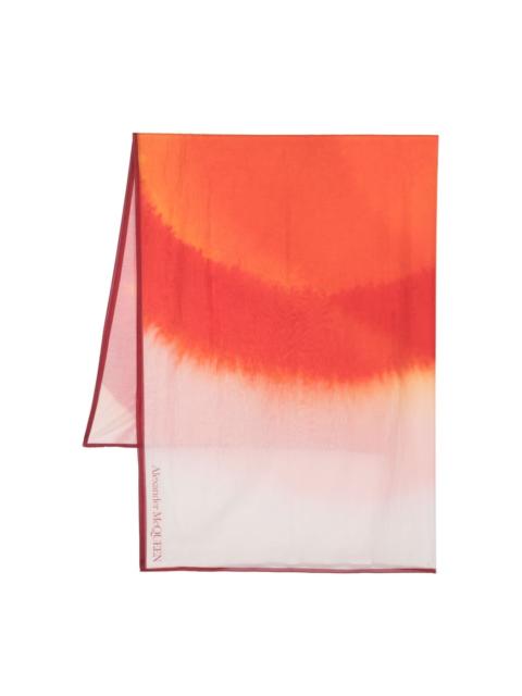 logo gradient-effect scarf