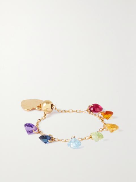 Chakras 18-karat Gold Multi-stone Ring