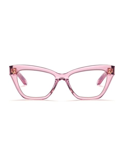 V-tale- Crystal Pink / Light Gold Rx Glasses
