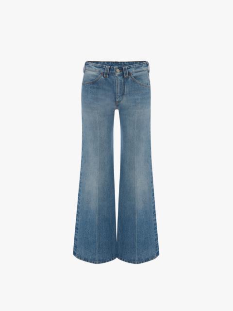 Edie Mid-Rise Kick Flare Jean in California Wash
