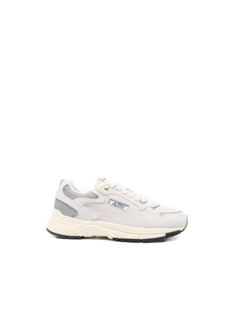 Hyperway silver panelled sneakers