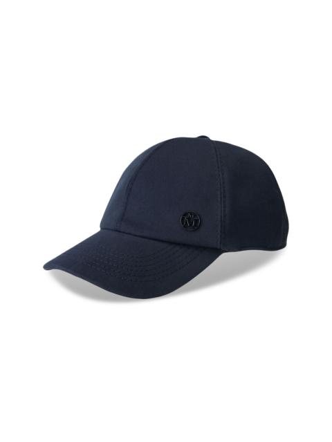 Tiger cotton logo-plaque cap