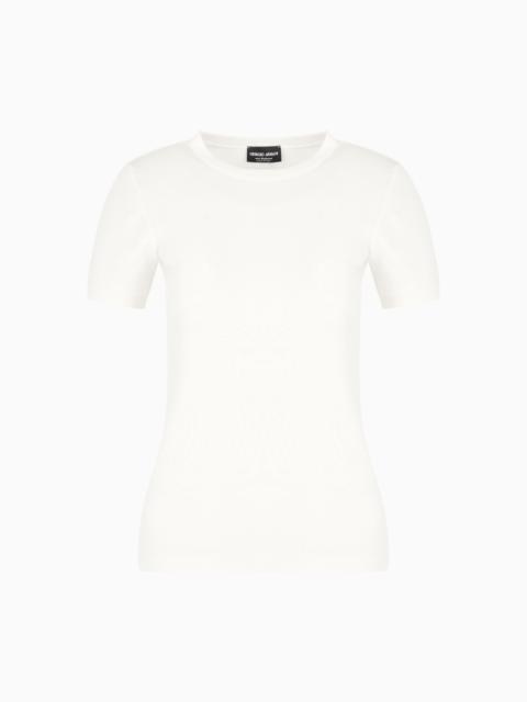 Pure cashmere T-shirt