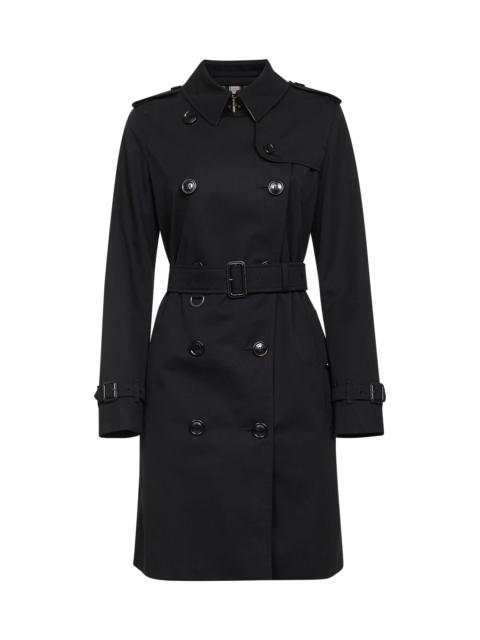 Black mid-length Kensington Heritage trench coat