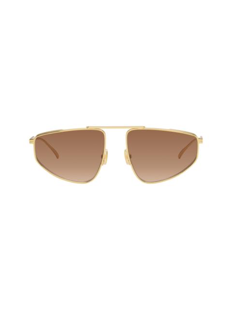 Gold Light Ribbon Sunglasses