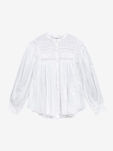 PLALIA COTTON VOILE TOP