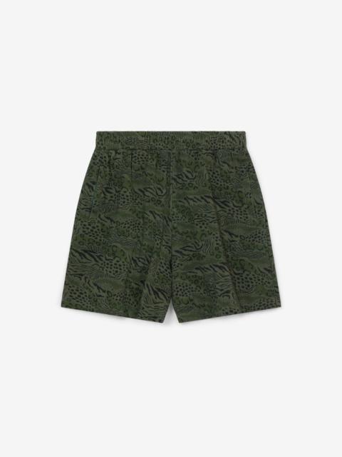 'Archive Leopard' shorts