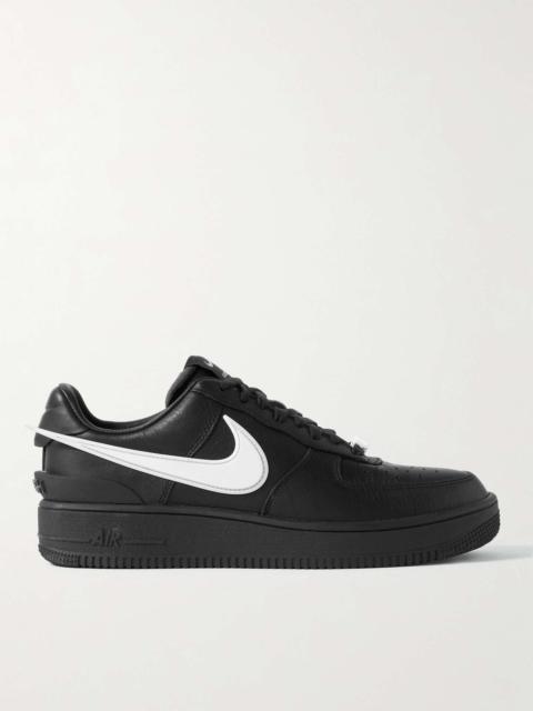 + AMBUSH Air Force 1 Rubber-Trimmed Leather Sneakers