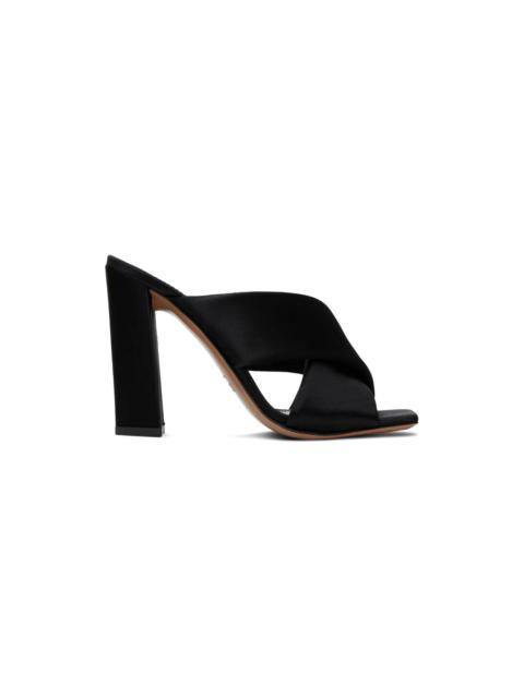 Black Dafne Heeled Sandals