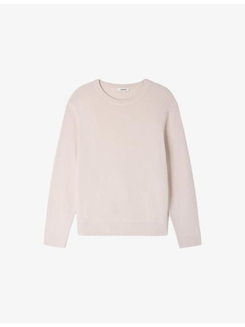 Crewneck Knitted Wool Jumper