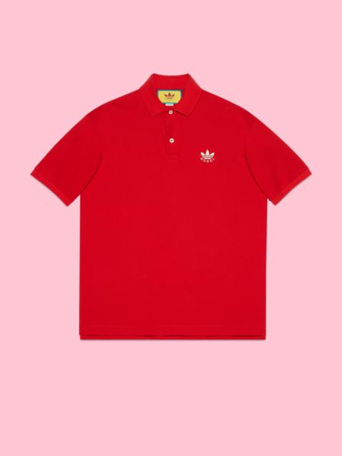 adidas x Gucci cotton piquet polo
